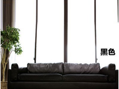 简约现代皮艺沙发北欧小户型沙发组合办公室客厅双人三人整装家具图4