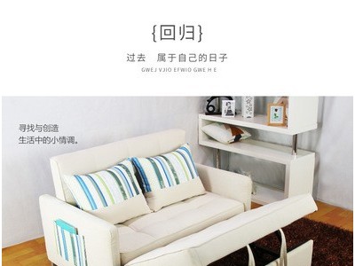 小户型多功能折叠沙发床 客厅简约1.5单人布艺可折叠双人两用沙发图4