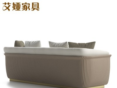 意大利 轻奢沙发设计师软装样板房售楼处沙发客厅沙发图3