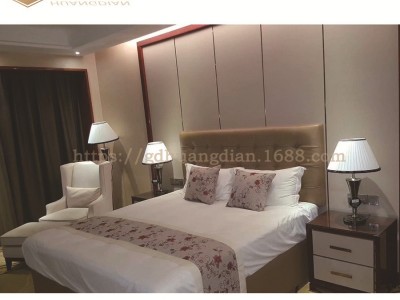 厂家来图定制五星酒店套房客房板式家具 板式床 床头柜TF15图5