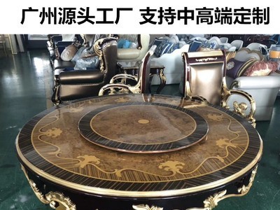 欧式餐桌椅组合现代简约ins新古典实木饭桌别墅家用家具工厂定制图4