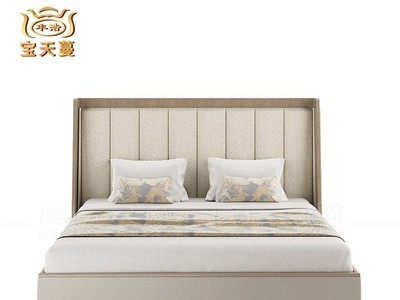 佛山丰浩酒店家具 厂家直供现代五星级酒店客房活动固装家具工程图5