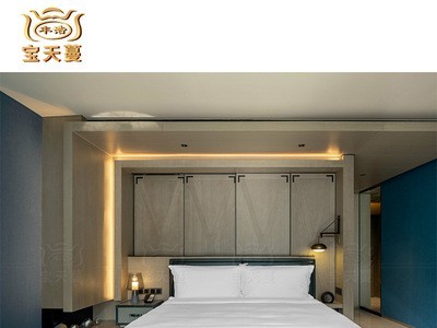 丰浩酒店家具工程配套定制 现代风星级酒店家具套房来图来样定做图2