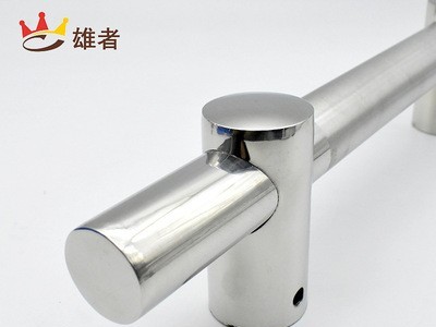 不锈钢可调拉手 玻璃门孔距可调双面对装拉手 木门铁门玻璃门把手图3