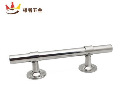 雄者不锈钢可调拉手 通道门大门木门暗装拉手 防盗门把手可调孔距图4