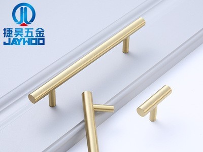 新中式全铜黄铜拉手 五金实心纯铜家具金色橱柜拉手门窗把手批发图4