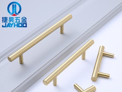 新中式全铜黄铜拉手 五金实心纯铜家具金色橱柜拉手门窗把手批发图3