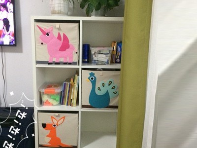简易收纳柜 儿童学生小柜子 书柜 储物收纳柜 格子柜自由组合图2