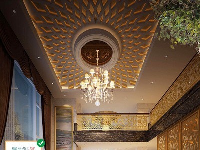 承旺金属不锈钢屏风镂空金属铝雕浮雕花格酒店会所客厅装饰屏风图3