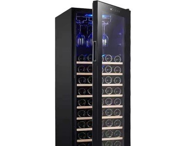 也成ys-13846(48支)红酒恒温柜冷藏压缩机智能温控风冷无霜客厅吧图2