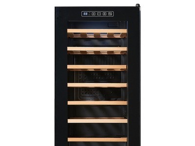 厂家直批恒温酒柜93L(32支)压缩机制冷红酒洋酒冷藏柜储存玻璃门图4