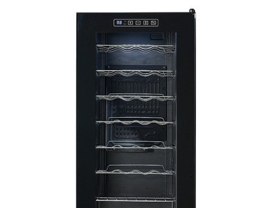 厂家直批恒温酒柜93L(32支)压缩机制冷红酒洋酒冷藏柜储存玻璃门图3