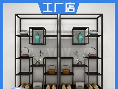 玫瑰金酒店别墅书房家用金属现代风格不锈钢书架博古架落地置物架图2