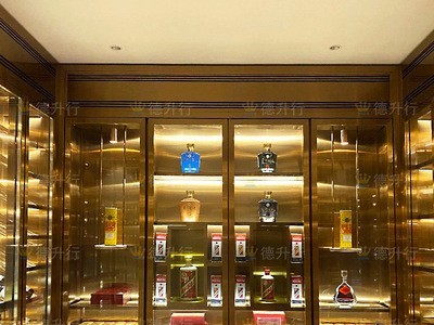 酒窖地下室红酒柜 展示酒架陈列柜 组合玻璃恒温恒湿不锈钢酒柜图3
