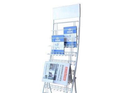 海报架立式落地报纸展示架 报刊展架 办公室资料展架儿童图画货架图5
