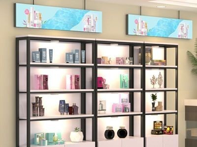 展柜化妆品店展示柜自由组合样品货柜美容产品展示架鞋店可定制图4
