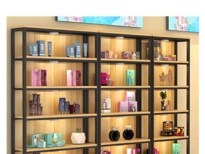 展柜化妆品店展示柜自由组合样品货柜美容产品展示架鞋店可定制图5