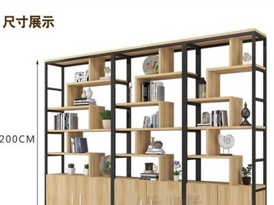商超货架超市组合展示架客厅隔断柜化妆品饰品置物博古架可以定制图5