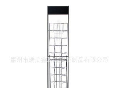 工厂生产 落地式书架展示架 报刊杂志展架 专业定制各类五金展架图2