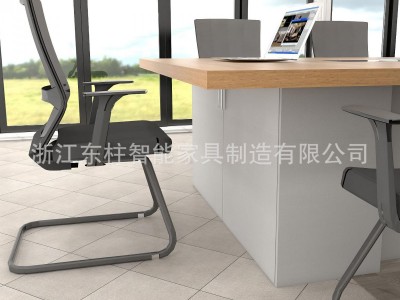杭州定制办公家具现代简约多人会议桌板式组合条形洽谈桌时尚大气图5