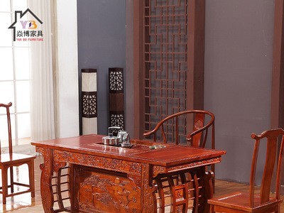 焱博家具 茶台-如意茶台 古典中式风格 明清仿古家具 可定制图4