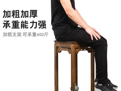 花架置物架客厅室内花架子吊兰绿萝落地新中式复古花盆架花几花台图5