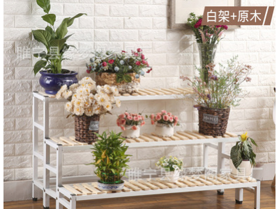 花架子铁艺多层花架落地式花架阳台客厅植物架花盆架阶梯花架图3