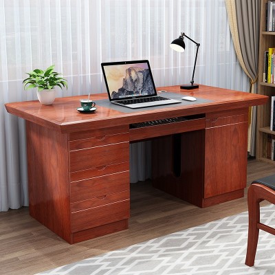 现代简约办公桌经济型简易台式家用电脑桌子1.2米1.4m学习写字台