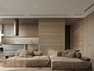 北欧科技布沙发工业风布艺沙发轻奢ins风可拼色L型小户型转角直排