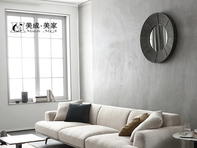 意式极简沙发 简约现代客厅直排四人羽绒乳胶设计师北欧布艺沙发图2