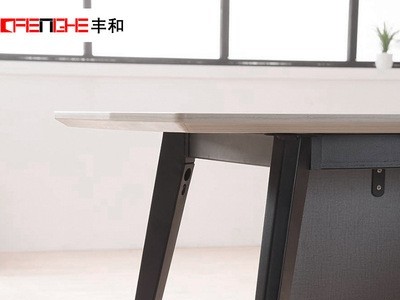 厂家直销单人电脑桌简易大班台老板桌创意总裁经理办公桌带储物柜图4