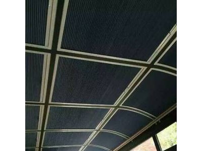 供应电动蜂巢帘厂家直销蜂巢帘定制蜂巢帘蜂巢天蓬帘图3