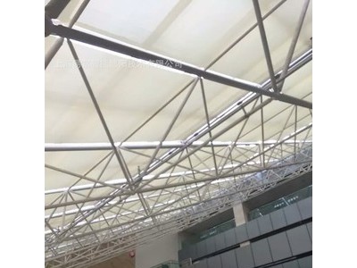 供应遮阳帘隔热窗帘电动窗帘遮光卷帘遮阳天蓬帘图2