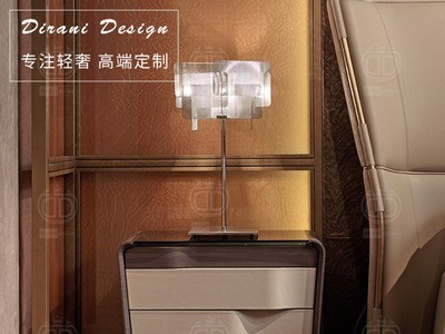 全屋轻奢后现代主卧床 1.8米1.5米双人大婚床 意式轻奢皮床图2