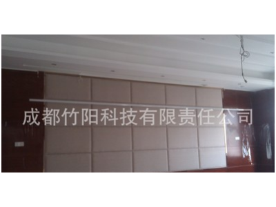 升降窗帘 升降窗帘 电动升降开合帘 遥控升降窗帘 升降会标图4