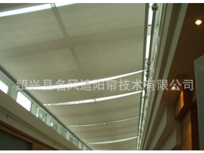 批发供应电动遥控型铝合金玻璃纤维电动FSS天棚 窗帘配件批发图2