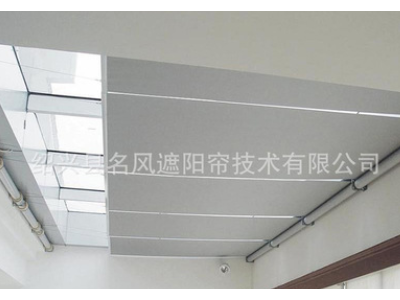 批发供应电动遥控型铝合金玻璃纤维电动FSS天棚 窗帘配件批发图1