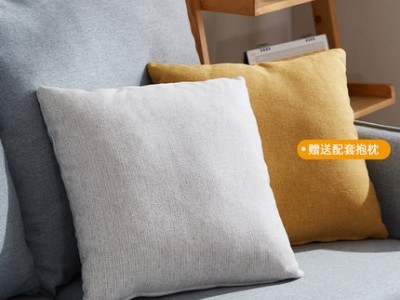 乳胶布艺沙发北欧现代简约小户型客厅图2