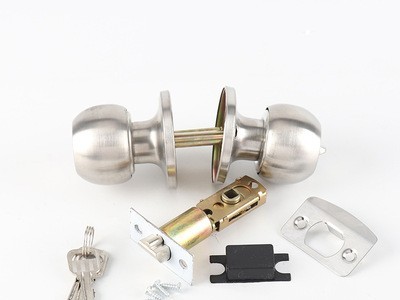 三杆锁三柱锁铝合金塑钢门锁活动板房球形门锁三杆式球锁现货批发