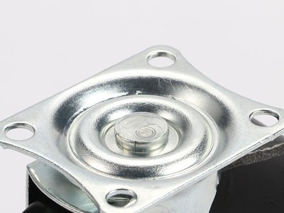 轻型1.5寸橡胶平底活动 橡胶万向轮 置物架转向家具轮 厂家直销图4