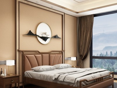 新款卧室家具进口白蜡木1.8米双人床婚床时尚皮床时尚家居轻奢