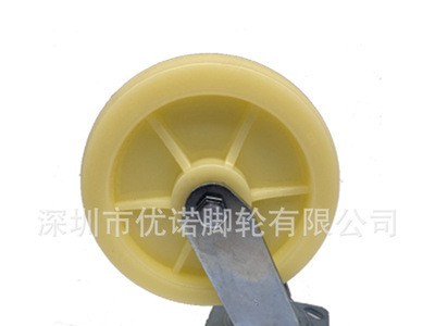 重型4寸5寸6寸8寸尼龙万向轮定向轮工业手推车厂家供应运输脚轮图5