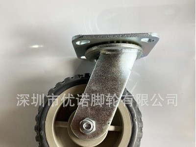重型4寸5寸6寸8寸万向轮 灰色锋火工业脚轮 推车机械设备万向轮子图3