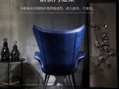 现代简约单人沙发椅休闲单椅图2