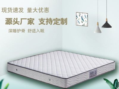 实力厂家椰棕弹簧床垫 酒店宾馆床垫批发公寓出租房席梦思1.8米图2