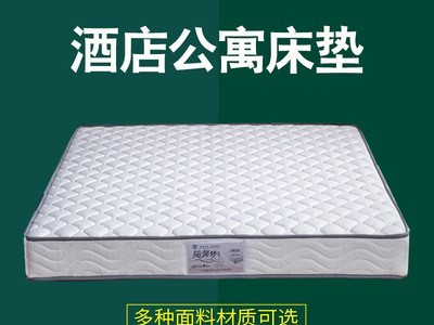 实力厂家椰棕弹簧床垫 酒店宾馆床垫批发公寓出租房席梦思1.8米图1