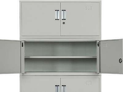 订做分体五层横中隔档案柜 现代简易商业办公资料存放柜图4
