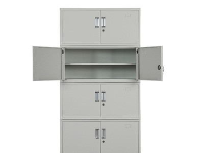 订做分体五层横中隔档案柜 现代简易商业办公资料存放柜图2