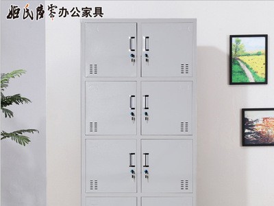 钢制员工铁皮更衣柜储物柜存包柜鞋柜碗柜职员多门柜存包柜24门柜图4