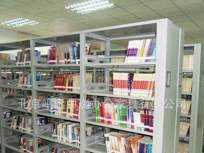 批发供应 铁艺书架 金属书架 四节钢制书架欢迎订购图3
